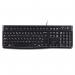 Logitech K120 Business Keyboard Spill Resistant Low Profile Quiet Keys Black 920-002524 LC21431