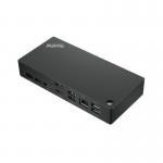 Lenovo 40AY0090UK laptop dockport replicator Wired USB 3.2 Gen 1 (3.1 Gen 1) Type-C Black LEN19203