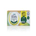 Lil-Lets Organic Non-Applicator Tampons Regular x16 (Pack of 12) 90ORGREG16 LIL20693