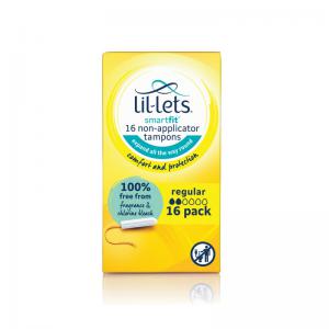 Lil-Lets Non-Applicator Tampons Regular x16 Pack of 6 8210478P