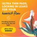 Lil-Lets Sanitary Extra Protection Ultra 10 Pads Pack of 3 94EPU10SRP LIL20844