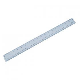 Plastic Shatter Resistant Ruler 45cm Clear 843800/1 LL91791