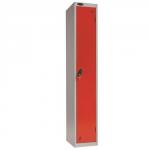 Lion Steel 1 Door Locker 305x305mm Red Pack of 1 LN21217