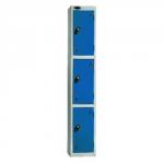Lion Steel 3 Door Locker 305x305mm Blue Pack of 1 LN21234