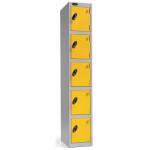 Lion Steel 5 Door Locker 305x305mm Yellow Pack of 1 LN21251