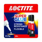 Loctite Super Glue Power Gel Duo 2x3g (Pack of 2) 2560191 LO06043