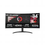 LG UltraWide 34WR50QK-B 34 inch Curved Monitor VA QHD 34WR50QK-B.AEK LR19950