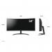 LG 34in Monitor Ultrawide QHD With HDMI + DP 34WR50QK-B.AEK LR19950