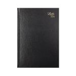 Letts A5 Business Diary Day Per Page Black 2025 LT11XBK25 LT11XBK25