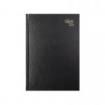 Letts A5 Business Diary Week To View Black 2025 LT31XBK25 LT31XBK25