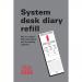 Letts System Desk Calendar Refill 2026 26-TSDR LT60104