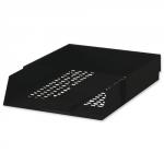 Initiative Plastic Letter Tray Black 255w x 347d x 55h mm