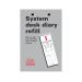 Letts System Desk Calendar Refill 2024 LTSDC24