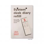 Letts System Desk Calendar Refill 2027 LTSDR27