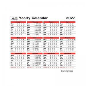 Letts Yearly Calendar 2027 LTYC27