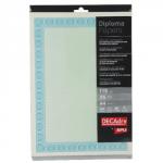 Decadry A4 Helicoid Turquoise/Blue B Certificate Paper 115gsm Pack of 70 DSD10 