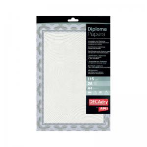 Decadry Border Certificate A4 Paper 115gsm Blue Pack of 25 OSD4040