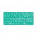 Linex Lettering Stencil Set 102030mm (Pack of 3) LXG8500S LX85001
