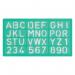Linex Lettering Stencil Set 102030mm (Pack of 3) LXG8500S LX85001
