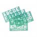Linex-8550 Lettering Template 50mm 100411050 LX85500