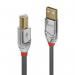 Lindy Cromo Line USB 2.0 Type A to B Cable 5m Grey 36644 LY36644