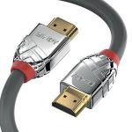 Lindy Cromo Line High Speed HDMI 2.0 Cable 2m Grey 37872 LY37872