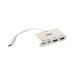 Lindy 4 Port USB 3.1 Gen 2 Typ C Hub with Power Delivery White 43093 LY43093