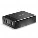 Lindy 4 Port USB Type C and A Smart Charger Power Delivery 72W Black 73329 LY73329