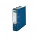 The picture is of 10 blue Leitz lever arch files with a 80mm spine, designed for A4 paper. The files have a durable poly construction and feature the signature Leitz 180 lever arch mechanism. They are ideal for organizing and storing important documents.
