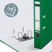 Leitz Mini Arch File Polypropylene A4 52mm Green (Pack of 10) 101555 LZ101555