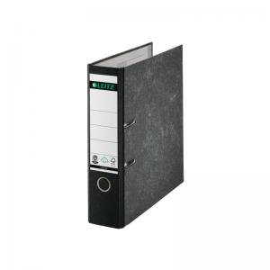 Leitz 180 Lever Arch File Board 80mm Foolscap Black Pack of 10