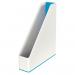 Leitz WOW Magazine File Dual Colour WhiteBlue 53621036 LZ11364