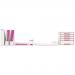 Leitz WOW Sound Booster Pen Holder White/Pink 53631023 LZ11367