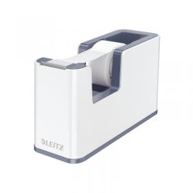 Leitz WOW Tape Dispenser White/Grey 53641001 LZ11370