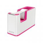 Leitz WOW Tape Dispenser White/Pink 53641023 LZ11371