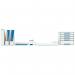 Leitz WOW Tape Dispenser WhiteBlue 53641036 LZ11372