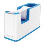 Leitz WOW Tape Dispenser Dual Colour White/Blue 53641036 LZ11372