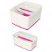 Leitz MyBox Organiser Tray Long WhitePink 52581023 LZ11659