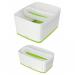 Leitz MyBox Organiser Tray Long WhiteGreen 52581064 LZ11661
