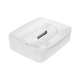 Leitz MyBox Organiser Tray with Handle Large White 53220001 LZ11662