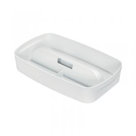 Leitz MyBox Organiser Tray with Handle Small White 53230001 LZ11663