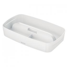 Leitz MyBox Organiser Tray with Handle Small White 53230001 LZ11663