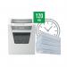 Leitz IQ Office Cross-Cut Paper Shredder Security P-4 White 80031000 LZ11910