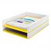 Leitz WOW Letter Tray Dual Colour White/Yellow 53611016 LZ12200