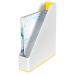 Leitz WOW Magazine File Dual Colour WhiteYellow 53621016 LZ12204