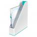 Leitz WOW Magazine File Dual Colour WhiteIce Blue 53621051 LZ12205