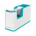 Leitz WOW Tape Dispenser Dual Colour White/Ice Blue 53641051 LZ12213