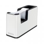 Leitz WOW Tape Dispenser Dual Colour White/Black 53641095 LZ12215