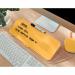 Leitz Cosy Glass Drywipe Desktop Whiteboard Pad Warm Yellow 52690019 LZ12484