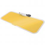 Leitz Cosy Glass Drywipe Desktop Whiteboard Pad Warm Yellow 52690019 LZ12484